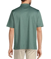 Roundtree & Yorke Big & Tall Performance Diamond Jacquard Polo Shirt