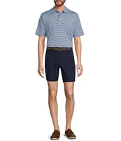 Roundtree & Yorke Big & Tall Performance Multi Stripe Polo Shirt
