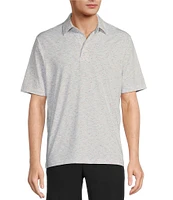 Roundtree & Yorke Big & Tall Performance Short Sleeve Solid Jacquard Polo Shirt