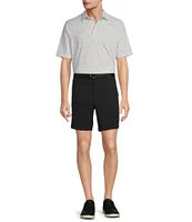 Roundtree & Yorke Big & Tall Performance Short Sleeve Solid Jacquard Polo Shirt