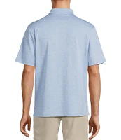 Roundtree & Yorke Big & Tall Performance Short Sleeve Solid Textured Polo Shirt