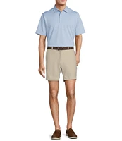 Roundtree & Yorke Big & Tall Performance Short Sleeve Solid Textured Polo Shirt