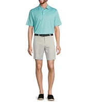 Roundtree & Yorke Big & Tall Performance Short Sleeve Stripe Print Polo Shirt