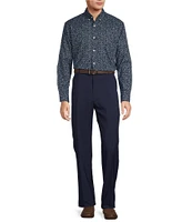 Roundtree & Yorke Big & Tall Performance Stewart Classic Fit Solid Pants