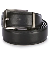 Roundtree & Yorke Big & Tall Reversible Solid Dress Belt