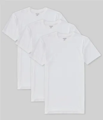 Roundtree & Yorke Big Tall Short Sleeve Crew Neck Tees 3-Pack