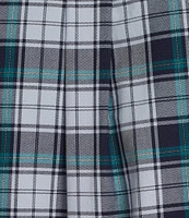 Roundtree & Yorke Big & Tall Short Sleeve Medium Plaid Oxford Sport Shirt
