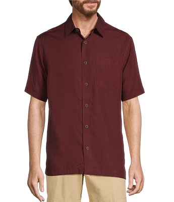 Roundtree & Yorke Big & Tall Short Sleeve Solid Sport Shirt