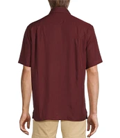 Roundtree & Yorke Big & Tall Short Sleeve Solid Sport Shirt