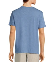 Roundtree & Yorke Big & Tall Solid Cloud Short Sleeve Crew Neck T-Shirt