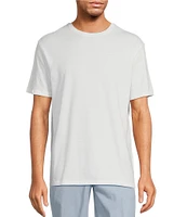 Roundtree & Yorke Big & Tall Solid Cloud Short Sleeve Crew Neck T-Shirt