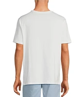 Roundtree & Yorke Big & Tall Solid Cloud Short Sleeve Crew Neck T-Shirt