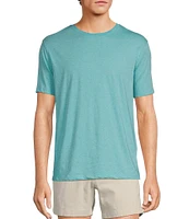 Roundtree & Yorke Big & Tall Solid Cloud Short Sleeve Crew Neck T-Shirt