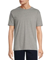 Roundtree & Yorke Big & Tall Solid Cloud Short Sleeve Crew Neck T-Shirt