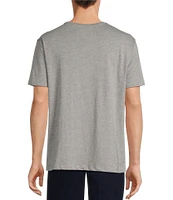 Roundtree & Yorke Big & Tall Solid Cloud Short Sleeve Crew Neck T-Shirt