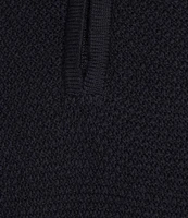 Roundtree & Yorke Big & Tall Solid Quarter Zip Mock Neck Vest