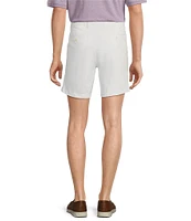 Roundtree & Yorke Big & Tall The Cloud Collection 7#double; Flat Front Washed Chino Shorts