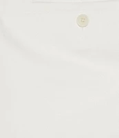 Roundtree & Yorke Big & Tall The Cloud Collection 7#double; Flat Front Washed Chino Shorts