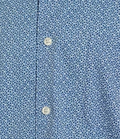 Roundtree & Yorke Big & Tall The Traveler Performance Short Sleeve Micro Floral Sport Shirt