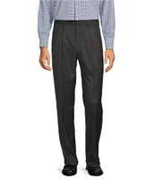 Roundtree & Yorke Big & Tall TravelSmart Ultimate Comfort Classic Fit Pleat Front Non-Iron Twill Dress Pants