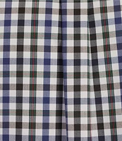 Roundtree & Yorke Big & Tall TravelSmart Easy Care Long Sleeve Check Poplin Sport Shirt