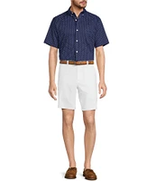 Roundtree & Yorke Big & Tall TravelSmart Easy Care Short Sleeve Turtle Print Sport Shirt
