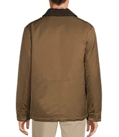 Roundtree & Yorke Carcoat Corduroy Collar Jacket