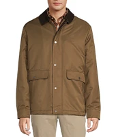 Roundtree & Yorke Carcoat Corduroy Collar Jacket