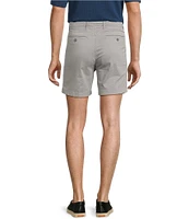 Roundtree & Yorke Casual Straight Fit Flat Front Tech Pocket Printed 7#double; Inseam Shorts