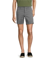 Roundtree & Yorke Casual Straight Fit Flat Front Tech Pocket Printed 7#double; Inseam Shorts