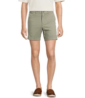 Roundtree & Yorke Casual Straight Fit Flat Front Tech Pocket Printed 7#double; Inseam Shorts
