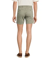 Roundtree & Yorke Casual Straight Fit Flat Front Tech Pocket Printed 7#double; Inseam Shorts