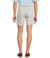 Roundtree & Yorke Casual Straight Fit Flat Front Tech Pocket Printed 7#double; Inseam Shorts