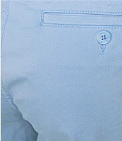 Roundtree & Yorke Casual Straight Fit Flat Front Tech Pocket Printed 7#double; Inseam Shorts