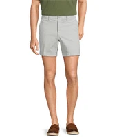 Roundtree & Yorke Casual Straight Fit Flat Front Tech Pocket Printed 7#double; Inseam Shorts