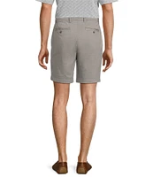 Roundtree & Yorke Casuals Straight Fit Flat Front 8#double; Inseam Chino Shorts