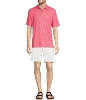 Roundtree & Yorke Casuals Classic Fit Flat Front Solid 9#double; Linen Shorts