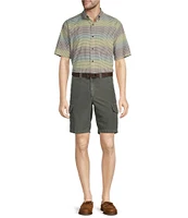 Roundtree & Yorke Casuals Straight Fit 9#double; Inseam Cargo Shorts