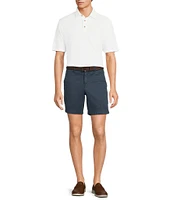 Roundtree & Yorke Casuals Tech Pocket Printed 7#double; Inseam Shorts