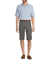 Roundtree & Yorke Classic Fit 13#double; Inseam Cargo Shorts