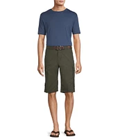 Roundtree & Yorke Classic Fit 13#double; Inseam Cargo Shorts