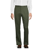 Roundtree & Yorke TravelSmart Classic Fit Non-Iron Ultimate Comfort Microfiber Flat-Front Dress Pants