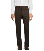 Roundtree & Yorke TravelSmart Classic Fit Non-Iron Ultimate Comfort Microfiber Flat-Front Dress Pants