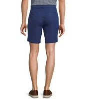 Roundtree & Yorke Classic Flat Front Performance Space Dye 8#double; Pull On Shorts
