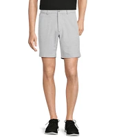 Roundtree & Yorke Classic Flat Front Performance Space Dye 8#double; Pull On Shorts