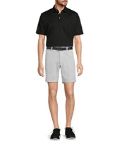 Roundtree & Yorke Classic Flat Front Performance Space Dye 8#double; Pull On Shorts