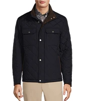 Roundtree & Yorke Diamond Quilted Pattern Jacket