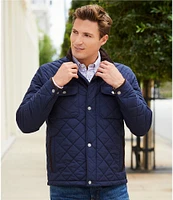 Roundtree & Yorke Diamond Quilted Pattern Jacket