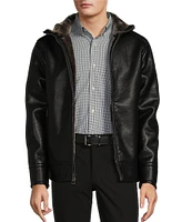 Roundtree & Yorke Faux Fur & Leather Jacket