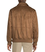 Roundtree & Yorke Faux Suede Bomber Jacket